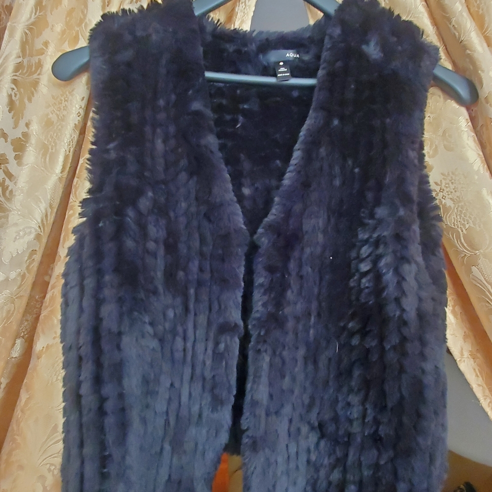Aqua Faux Fur